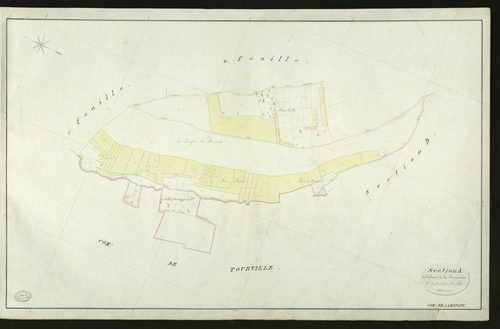Campigny. Section A _ de l'Eglise et de la Pommeraie _ 3e et dernière Feuille