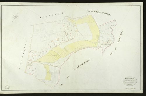 Campigny. Section C _ du Breuil et du Carrefour _ 1re de 2 Feuilles