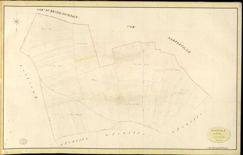 Canappeville. Section A _ du Boulay _ 1re de 4 Feuilles