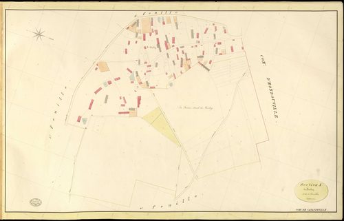 Canappeville. Section A _ du Boulay _ 3e de 4 Feuilles