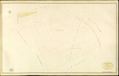 Canappeville. Section B _ du Village _ 2e de 8 Feuilles