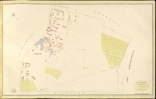Canappeville. Section B _ du Village _ 5e de 8 Feuilles
