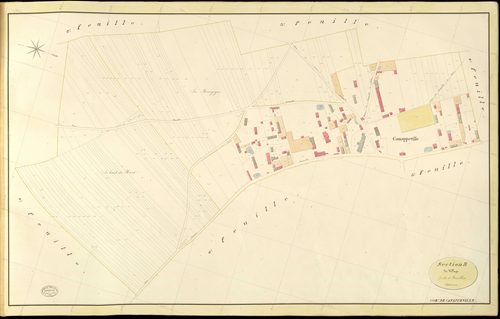 Canappeville. Section B _ du Village _ 7e de 8 Feuilles