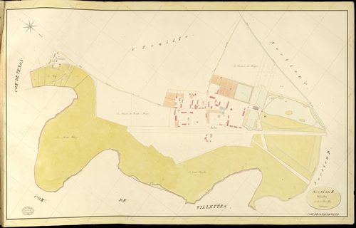 Canappeville. Section E _ de Landes _ 1re de 2 Feuilles