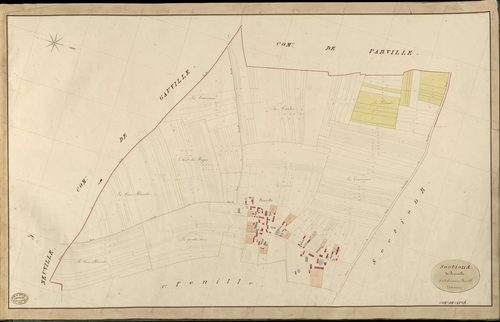 Caugé. Section A _ de Brauville _ 2e et dernière Feuille