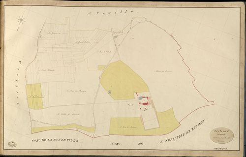 Caugé. Section C _ de Moraud _ 2e et dernière Feuille