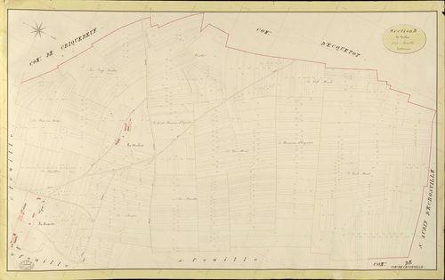 Cesseville. Section B _ du Virolet _ 4e de 5 Feuilles