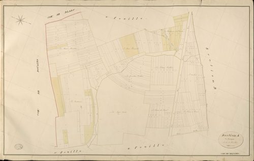 Chaignes. Section A _ de Chaignes _ 3e de 4 Feuilles