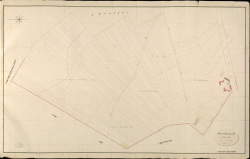Chaignes. Section B _ de Chaignolles _ 1re de 4 Feuilles