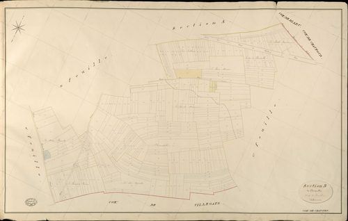Chaignes. Section B _ de Chaignolles _ 2e de 4 Feuilles