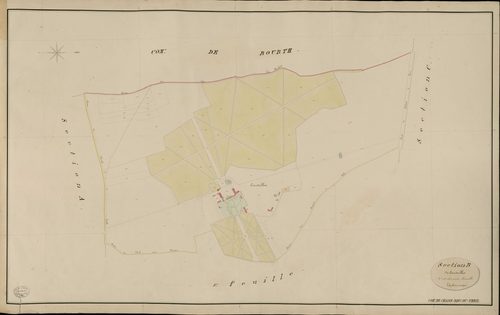 Chaise-Dieu-du-Theil. Section B _ de Courteilles _ 2e et dernière Feuille