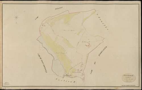 Champignolles. Section A _ du Manet _ 1re de 2 Feuilles