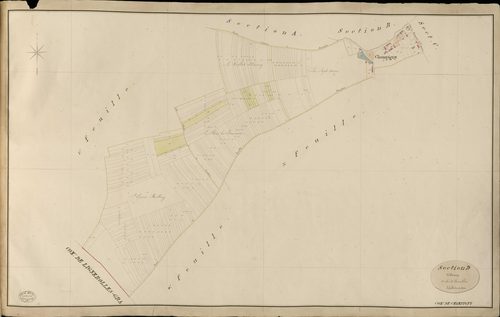 Champigny-la-Futelaye. Section D _ d'Osmoy _ 2e de 4 Feuilles