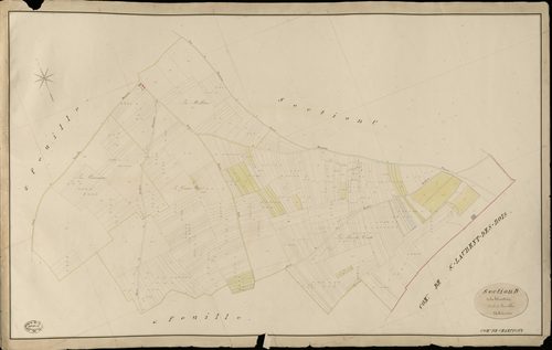 Champigny-la-Futelaye. Section D _ de la héroudière _ 3e de 4 Feuilles