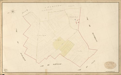 Chanteloup. Section A _ du Bois à l'Ogre _ 2e et dernière Feuille