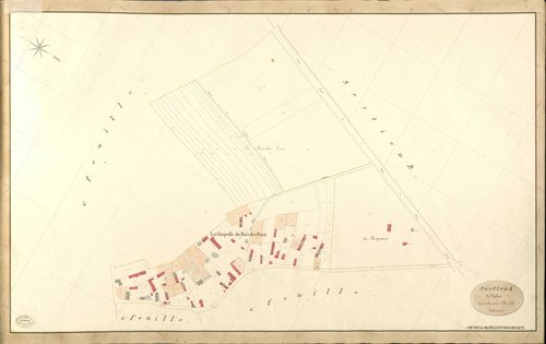 Chapelle-du-bois-des-Faulx (La). Section A _ de l'Eglise _ 5e et dernière Feuille