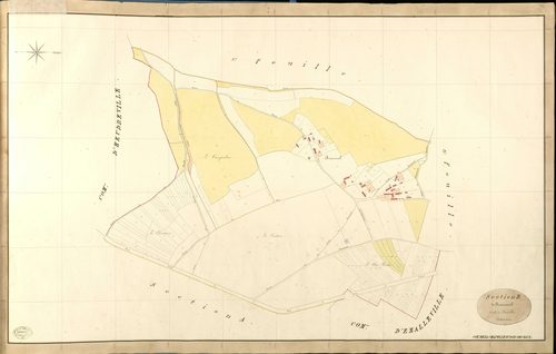 Chapelle-du-bois-des-Faulx (La). Section B _ de Brosmesnil _ 2e de 3 feuilles