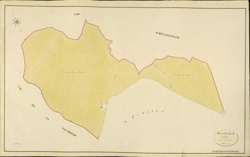 Chapelle-du-bois-des-Faulx (La). Section A _ de l'Eglise _ 1re de 2 Feuilles