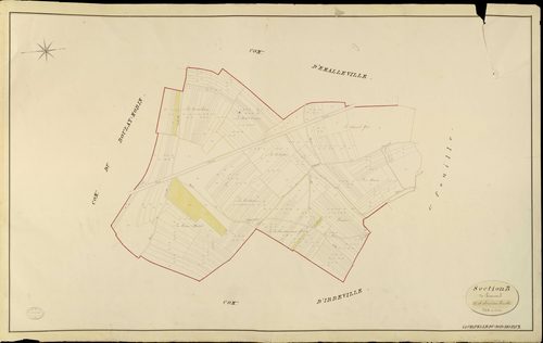 Chapelle-du-bois-des-Faulx (La). Section B _ de Brosmesnil _ 2e et dernière Feuille
