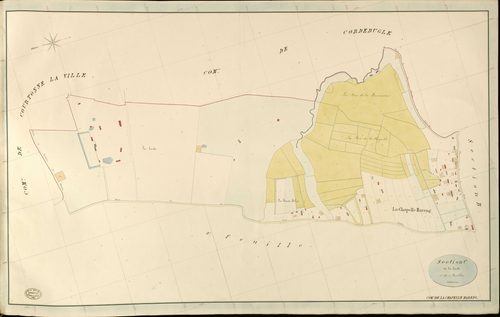 Chapelle-Hareng (La). Section C _ de la Lande _ 1re de 2 Feuilles