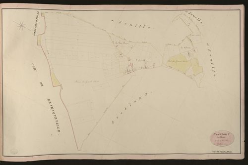 Charleval. Section C _ des Thuits _ 3e de 4 Feuilles