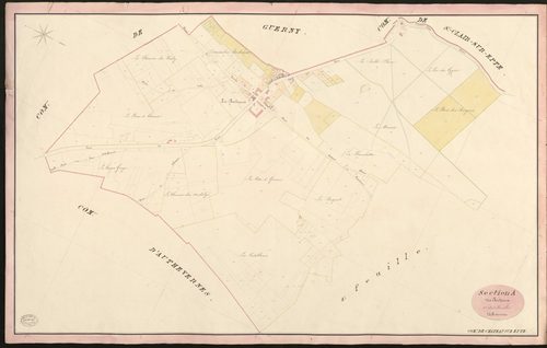 Château-sur-Epte. Section A _ des Bordeaux _ 1re de 3 Feuilles