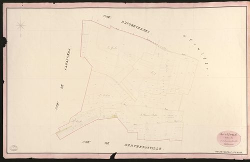 Château-sur-Epte. Section A _ des Courlis _ 3e et dernière Feuille