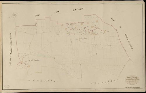 Chéronvilliers. Section B _ de Chérouvilliers et du Plessis _ 2e de 3 Feuilles
