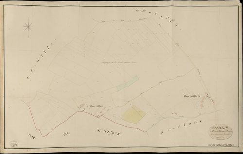 Chéronvilliers. Section B _ de Chérouvilliers et du Plessis _ 3e et dernière Feuille
