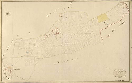 Chesne (Le). Section B _ du tronchet _ 1re de 2 Feuilles