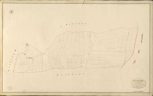 Chesne (Le). Section B _ du tronchet _ 2e et dernière Feuille