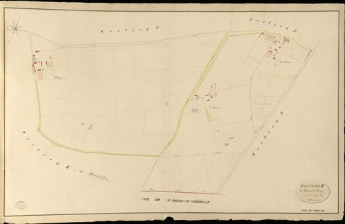 Chesne (Le). Section H _ du Château de Poligny _ 1re de 2 Feuilles