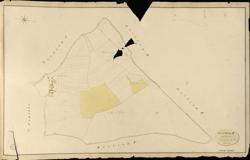 Cintray. Section H _ de la heurterie _ 2e et dernière Feuille