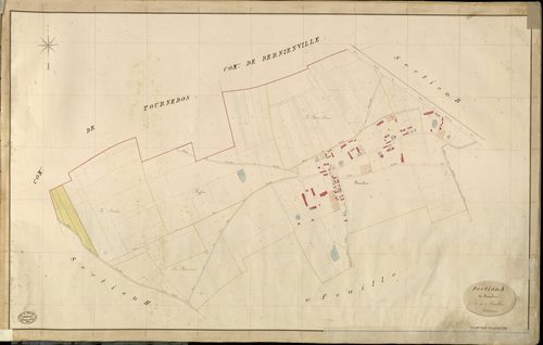 Claville. Section A _ de Beaulieu _ 1re de 2 Feuilles