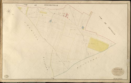 Claville. Section B _ de la Fosse aux Sorciers _ 2e et dernière Feuille