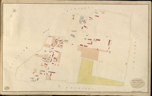 Claville. Section C _ de l'Eglise et du Long Bue _ 2e de 4 Feuilles