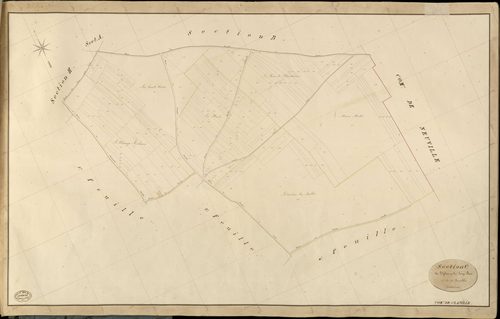 Claville. Section C _ de l'Eglise et du Long Bue _ 3e de 4 Feuilles