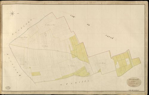 Claville. Section D _ des Houles _ 1re de 2 Feuilles