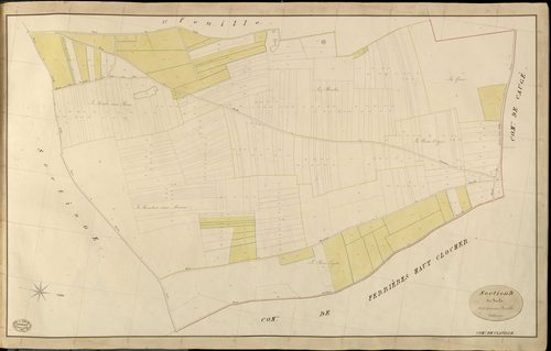 Claville. Section D _ des Houles _ 2e et dernière Feuille
