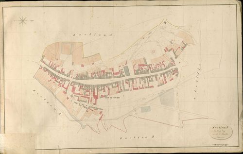 Conches-en-Ouche. Section B _ de Sainte Foy _ 1re de 2 Feuilles