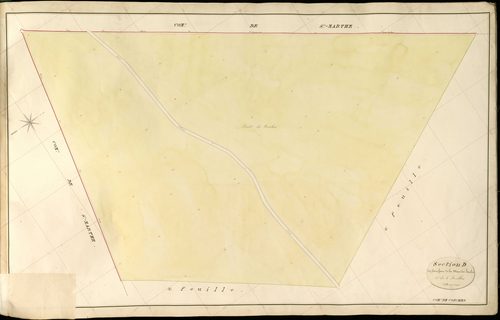 Conches-en-Ouche. Section D _ du Carrefour de la Mare des Saules _ 4e de 6 Feuilles