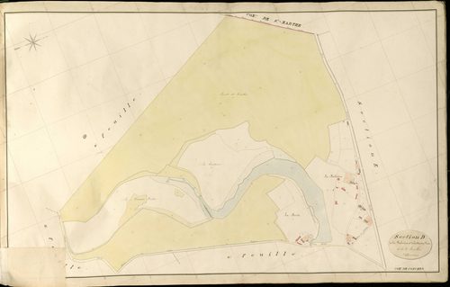 Conches-en-Ouche. Section D _ de la Balivière et de la Maison Verte _ 5e de 6 Feuilles