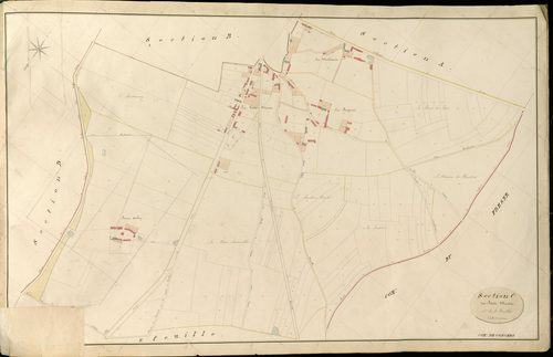 Conches-en-Ouche. Section C _ des Petits Monts _ 1re de 4 Feuilles