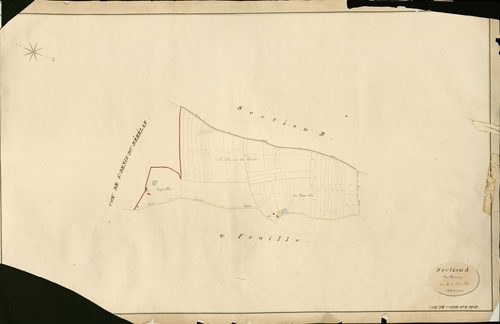 Condé-sur-Iton. Section A _ du Chesnay _ 1re de 2 Feuilles