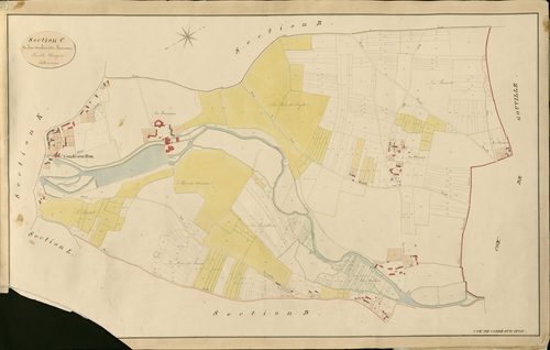 Condé-sur-Iton. Section C _ de Seez-Moulins et du Fourneau _ Feuille Unique