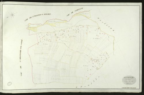 Condé-sur-Risle. Section D _ des Certaux _ 1re de 2 Feuilles