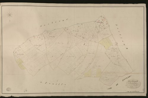 Conteville. Section D _ du hameau Pottier _ 1re de 2 Feuilles