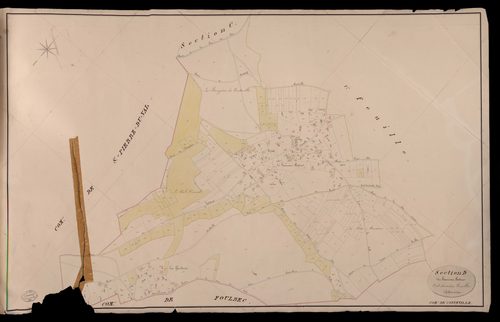 Conteville. Section D _ du hameau Pottier _ 2e et dernière Feuille