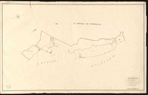 Cormeilles. Section C _ du Bourg _ 1re de 2 Feuilles