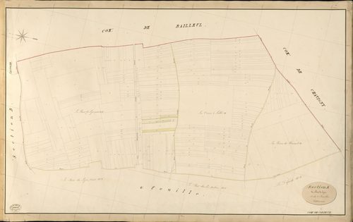 Corneuil. Section A _ du Bois de Lyre _ 1re de 2 Feuilles